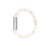 Les Fines Lames Punch Bracelet STEEL MAGNESITE 8mm Large